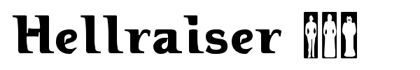 Hellraiser 3 font preview